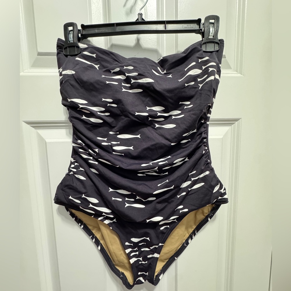 Talbots size 12 one piece swimsuit NWT